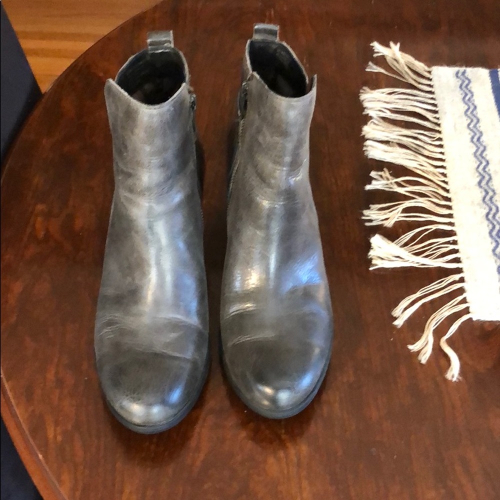 Born Grey Heeled Booties